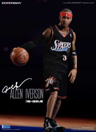 NBA Collection Real Masterpiece Actionfigur 1/6 Allen Iverson Li - Kliknutím na obrázek zavřete