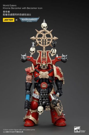 Warhammer 40k Akční figurka 1/18 World Eaters Khorne Berzerker w - Kliknutím na obrázek zavřete