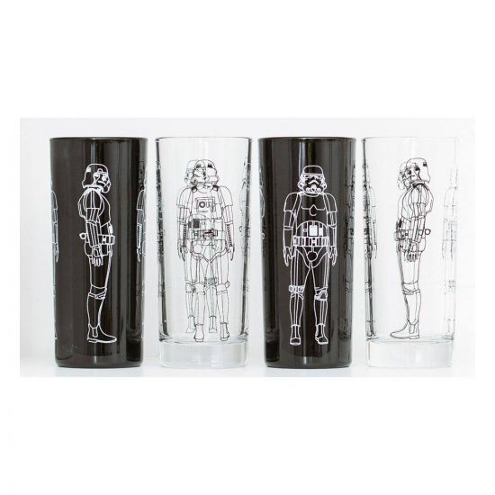 Original Stormtrooper Tumbler 4-Pack - Kliknutím na obrázek zavřete