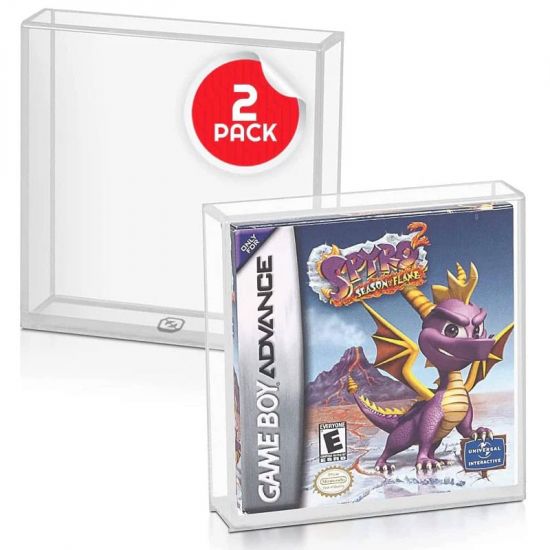 Acrylic Case 2-Pack for Gameboy/Gameboy Advance Games - Kliknutím na obrázek zavřete