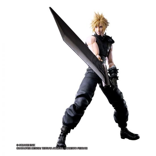 Final Fantasy VII Play Arts Kai Akční figurka Cloud Strife 27 cm - Kliknutím na obrázek zavřete