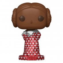 Star Wars Valentines POP! Vinylová Figurka Leia (Val Choc) 9 cm