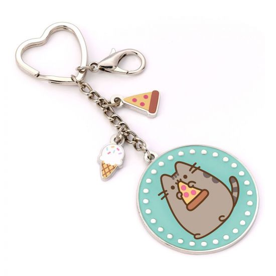 Pusheen Přívěsek na klíče Blue Pizza - Kliknutím na obrázek zavřete