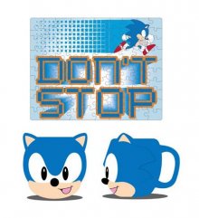 Sonic the Hedgehog Hrnek & skládací puzzle Set Sonic