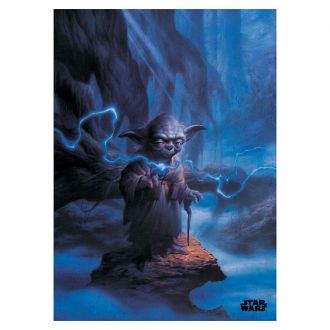 Star Wars kovový plakát Master Yoda 32 x 45 cm