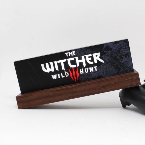 The Witcher LED-Light Wild Hunt Logo 22 cm - Kliknutím na obrázek zavřete