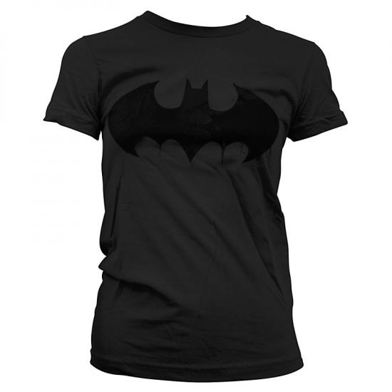 Dámské tričko Batman Inked Logo - Kliknutím na obrázek zavřete