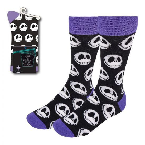 Nightmare before Christmas ponožky Jack´s Face Purple 38-45 - Kliknutím na obrázek zavřete