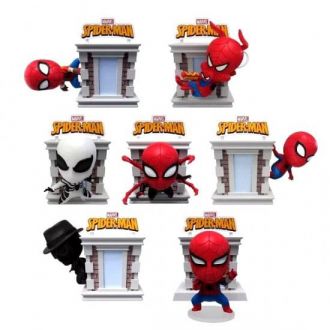 Marvel Hero Box Tower Series mini figurky Spider-Man 8 cm Displa