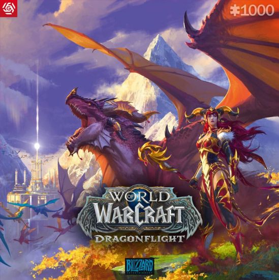 World of Warcraft Gaming Puzzle Dragonflight Alexstrasza (1000 p - Kliknutím na obrázek zavřete