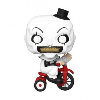 Terrifier POP! Movies Vinylová Figurka Art the Clown w/bike 9 cm