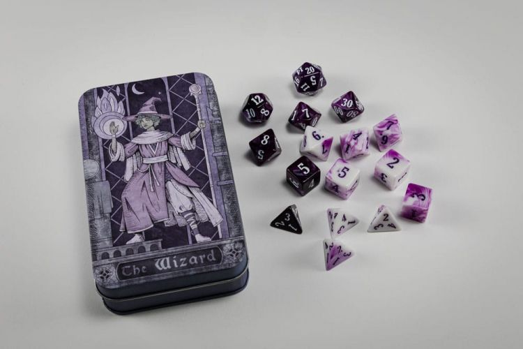 Character Class Classic RPG Dice Set Wizard (14) - Kliknutím na obrázek zavřete