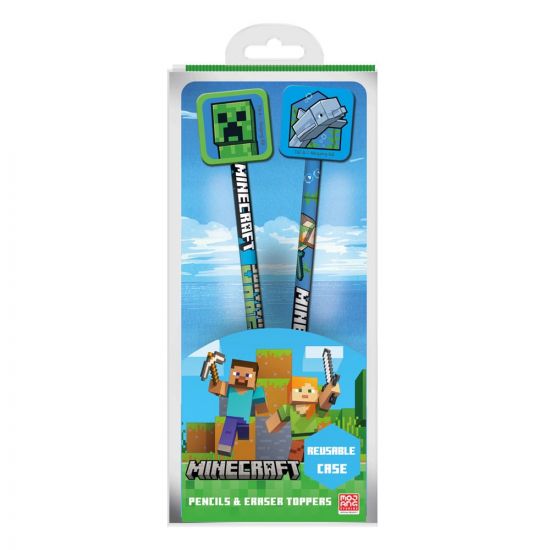 Minecraft Pencil with Topper 2-Pack - Kliknutím na obrázek zavřete