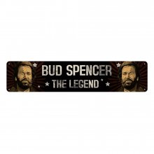 Bud Spencer kovová tabulka The Legend 46 x 10 cm