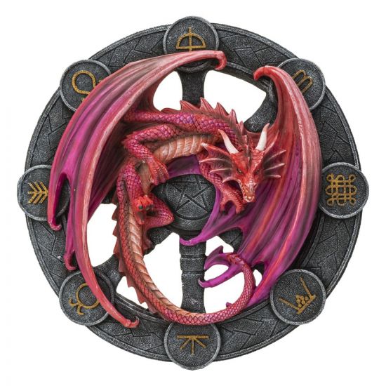 Anne Stokes Plaque Lammas Dragon 32 cm - Kliknutím na obrázek zavřete