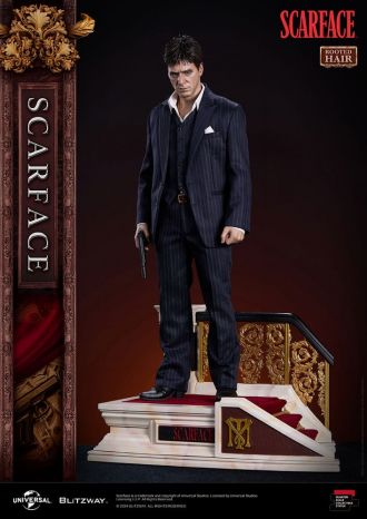 Scarface Superb Scale Socha 1/4 Tony Montana (Rooted Hair Versi