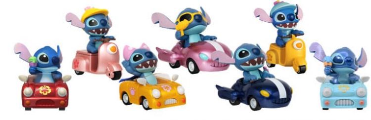 Lilo & Stitch Zoom Hero Pullback Vehicles with Figures Stitch As - Kliknutím na obrázek zavřete