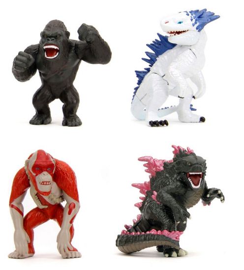 Godzilla Nano Metalfigs Diecast mini figurky 4-Pack Wave 1 4 cm - Kliknutím na obrázek zavřete