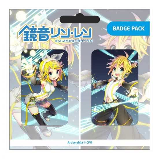 Hatsune Miku sada odznaků 2-Pack Set C - Kliknutím na obrázek zavřete