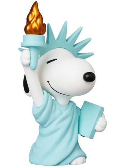 Peanuts UDF Series 17 mini figurka Socha of Liberty Snoopy 7 cm - Kliknutím na obrázek zavřete