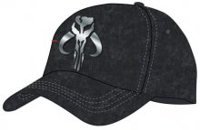 Star Wars The Mandalorian Curved Bill Cap Silver Crest