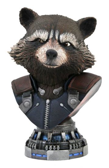 Avengers: Endgame Legends in 3D Bust 1/2 Rocket Raccoon 20 cm - Kliknutím na obrázek zavřete