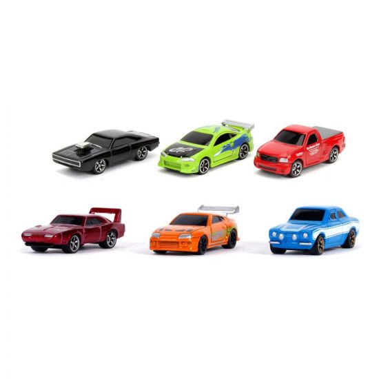 Fast & Furious Nano Hollywood Cars Diecast Mini Cars Display (24 - Kliknutím na obrázek zavřete