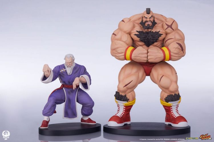 Street Fighter Street Jam Statuen 1/10 Zangief & Gen Set - Kliknutím na obrázek zavřete