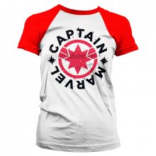Captain Marvel Baseball ladies t-shirt size S