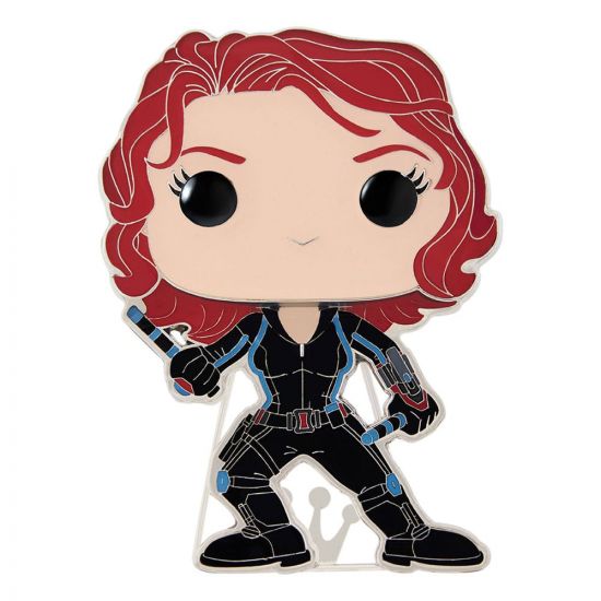 Marvel Infinity Saga POP! Enamel Pin Black Widow 10 cm - Kliknutím na obrázek zavřete