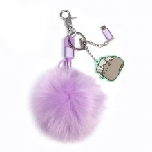 Pusheen USB Charging Cable 3in1 with Přívěsek na klíče Pom Pom