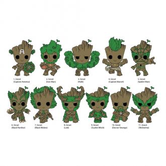 Guardians of the Galaxy PVC Bag Clips Groot Series 2 Display (24