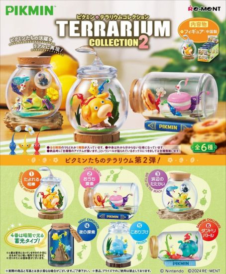 Pikmin mini figurky 6 cm Terrarium Collection 2 Display (6) - Kliknutím na obrázek zavřete