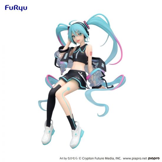 Hatsune Miku Noodle Stopper PVC Socha Neon Cyber 16 cm - Kliknutím na obrázek zavřete