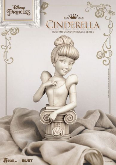 Disney Princess Series PVC Bust Cindarella 15 cm - Kliknutím na obrázek zavřete