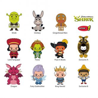 Shrek PVC Bag Clips Series 1 Display (24)