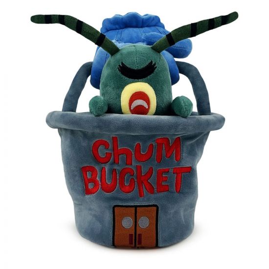 SpongeBob SquarePants Plyšák Plankton Chum Bucket 22 cm - Kliknutím na obrázek zavřete