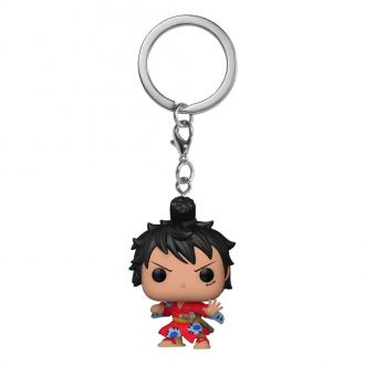 One Piece POP! Vinyl přívěsky na klíče 4 cm Luffy in Kimono Disp