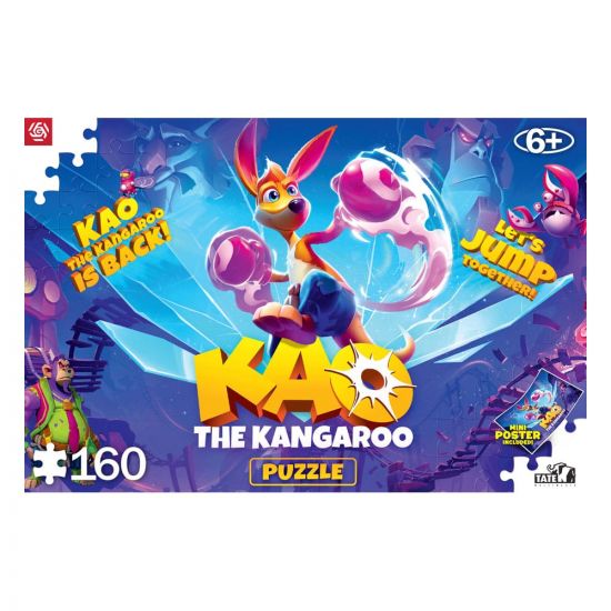 Kao The Kangaroo Kids Puzzle Kao is back (160 pieces) - Kliknutím na obrázek zavřete