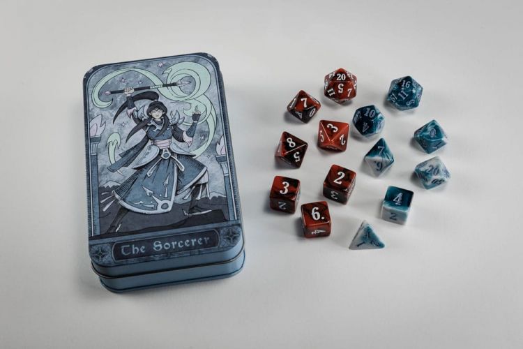 Character Class Classic RPG Dice Set Sorcerer (14) - Kliknutím na obrázek zavřete