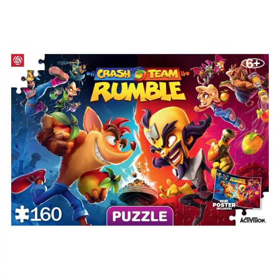 Crash Bandicoot Kids Puzzle Rumble Heroes (160 pieces) - Kliknutím na obrázek zavřete