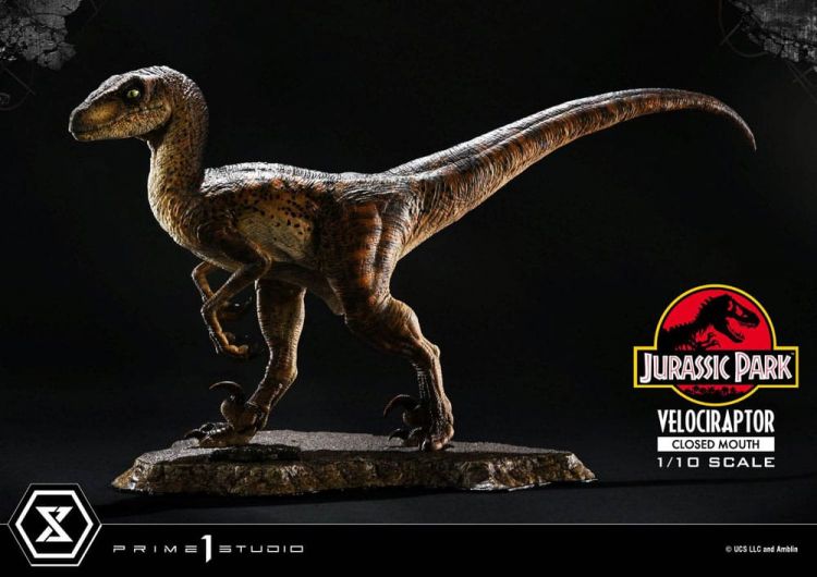 Jurassic Park Prime Collectibles Socha 1/10 Velociraptor Closed - Kliknutím na obrázek zavřete