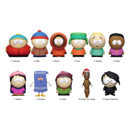 South Park 3D PVC Bag Clips Series 1 Display (24) - Kliknutím na obrázek zavřete