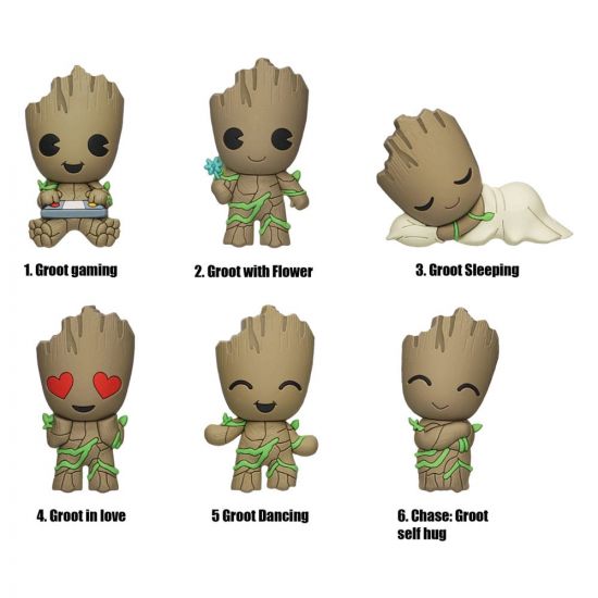 Guardian of the Galaxy 3D magnety Groot Series 2 Display (12) - Kliknutím na obrázek zavřete