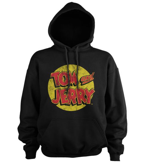 Tom a Jerry hoodie mikina Washed Logo - Kliknutím na obrázek zavřete