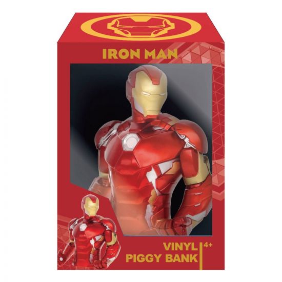Avengers Figural Bank Deluxe Box Set Iron Man Bust - Kliknutím na obrázek zavřete