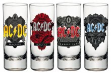 AC/DC panáky 4-Pack Black Ice