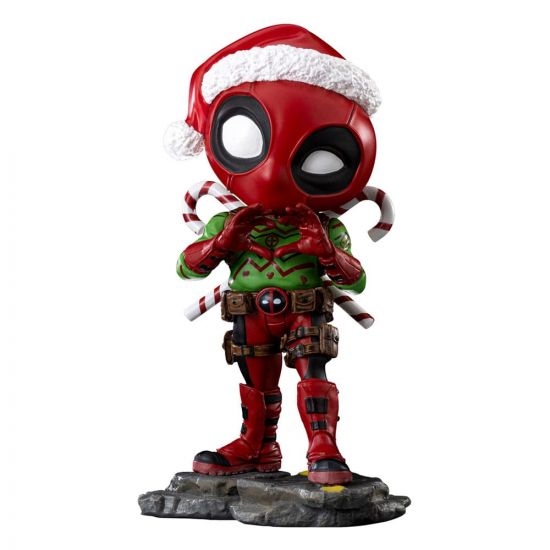 X-Men Mini Co. PVC figurka Deadpool Christmas Version 15 cm - Kliknutím na obrázek zavřete