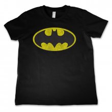Batman Kids T-Shirt Distressed Logo