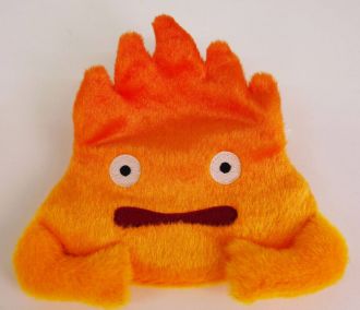 Howl's Moving Castle Plush Peněženka na mince Calcifer 12 cm